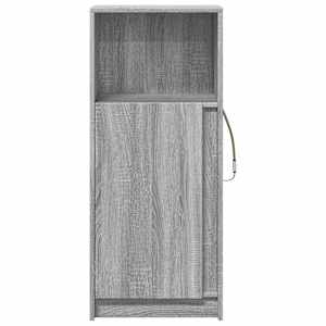 Příborník LED šedý sonoma 42,5 x 34 x 100 cm kompozitní dřevo - obrázek 6