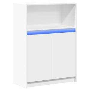 Příborník LED bílý 72 x 34 x 100 cm kompozitní dřevo - obrázek 3
