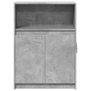 Příborník LED betonově šedý 72 x 34 x 100 cm kompozitní dřevo - obrázek 6