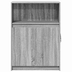 Příborník LED šedý sonoma 72 x 34 x 100 cm kompozitní dřevo - obrázek 6
