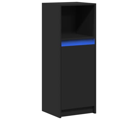 vidaXL Sideboard Black Engineered wood Medium Sideboard Rectangular