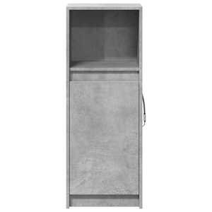 Příborník LED betonově šedý 38 x 34 x 100 cm kompozitní dřevo - obrázek 6