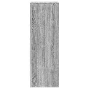Příborník LED šedý sonoma 38 x 34 x 100 cm kompozitní dřevo - obrázek 7