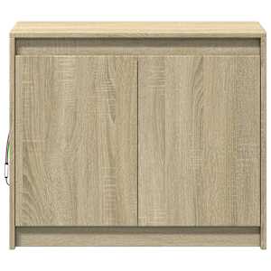 Příborník LED dub sonoma 72 x 34 x 61 cm kompozitní dřevo - obrázek 6