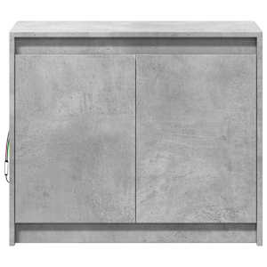 Příborník LED betonově šedý 72 x 34 x 61 cm kompozitní dřevo - obrázek 6