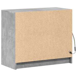 Příborník LED betonově šedý 72 x 34 x 61 cm kompozitní dřevo - obrázek 9