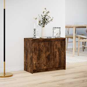 Příborník LED kouřový dub 72 x 34 x 61 cm kompozitní dřevo - obrázek 4