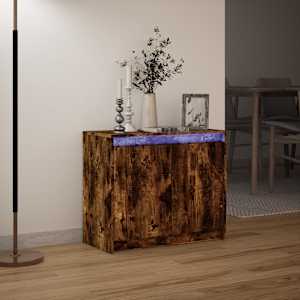 Příborník LED kouřový dub 72 x 34 x 61 cm kompozitní dřevo - obrázek 5