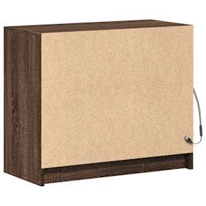 Příborník LED hnědý dub 72 x 34 x 61 cm kompozitní dřevo - obrázek 9