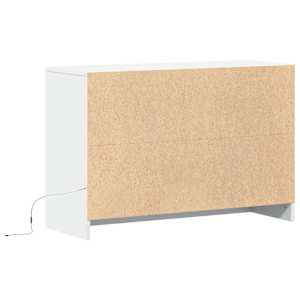 TV skříňka s LED bílá 91 x 34 x 61 cm kompozitní dřevo - obrázek 8