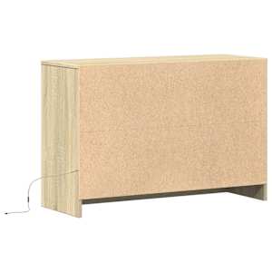 TV skříňka s LED dub sonoma 91 x 34 x 61 cm kompozitní dřevo - obrázek 8