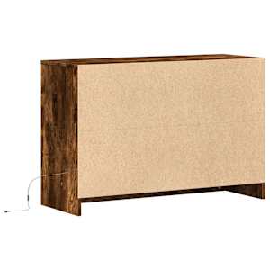 TV skříňka s LED kouřový dub 91 x 34 x 61 cm kompozitní dřevo - obrázek 8