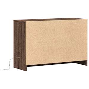 TV skříňka s LED hnědý dub 91 x 34 x 61 cm kompozitní dřevo - obrázek 8