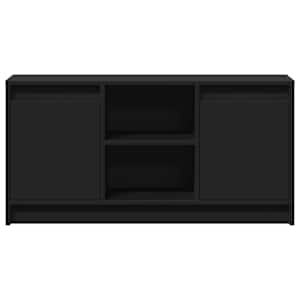 TV skříňka s LED černá 100 x 34 x 50 cm kompozitní dřevo - obrázek 6