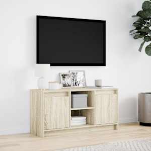 TV skříňka s LED dub sonoma 100 x 34 x 50 cm kompozitní dřevo - obrázek 4