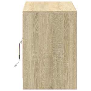 TV skříňka s LED dub sonoma 100 x 34 x 50 cm kompozitní dřevo - obrázek 7