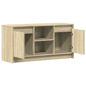 TV skříňka s LED dub sonoma 100 x 34 x 50 cm kompozitní dřevo - obrázek 9
