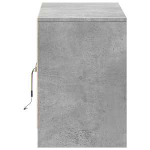 TV skříňka s LED betonově šedá 100x34x50 cm kompozitní dřevo - obrázek 7