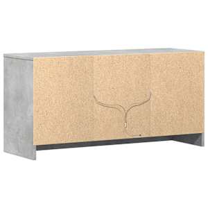 TV skříňka s LED betonově šedá 100x34x50 cm kompozitní dřevo - obrázek 8