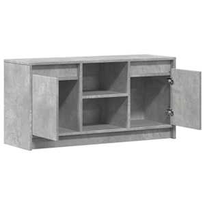 TV skříňka s LED betonově šedá 100x34x50 cm kompozitní dřevo - obrázek 9