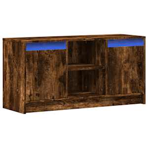 TV skříňka s LED kouřový dub 100 x 34 x 50 cm kompozitní dřevo - obrázek 3