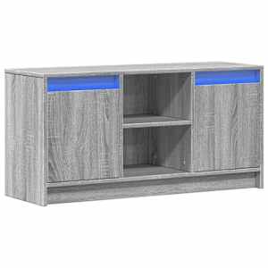 TV skříňka s LED šedá sonoma 100 x 34 x 50 cm kompozitní dřevo - obrázek 3