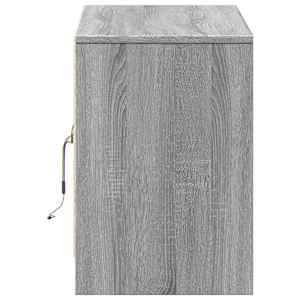 TV skříňka s LED šedá sonoma 100 x 34 x 50 cm kompozitní dřevo - obrázek 7