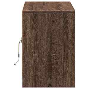 TV skříňka s LED hnědý dub 100 x 34 x 50 cm kompozitní dřevo - obrázek 7