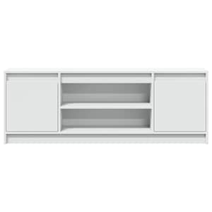 TV skříňka s LED bílá 139,5 x 34 x 50 cm kompozitní dřevo - obrázek 6