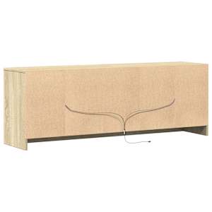 TV skříňka s LED dub sonoma 139,5 x 34 x 50 cm kompozitní dřevo - obrázek 8