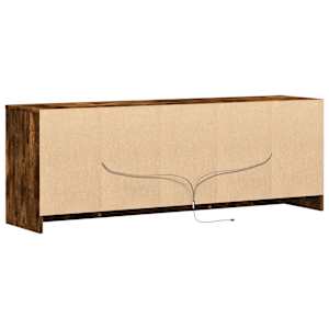 TV skříňka s LED kouřový dub 139,5x34x50 cm kompozitní dřevo - obrázek 8