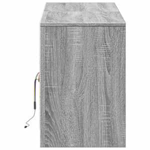 TV skříňka s LED šedá sonoma 139,5x34x50 cm kompozitní dřevo - obrázek 7