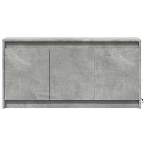 TV skříňka s LED betonově šedá 100x34x50 cm kompozitní dřevo - obrázek 6