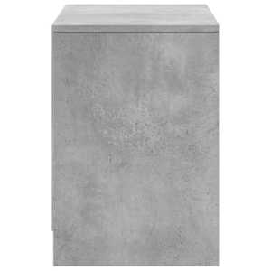TV skříňka s LED betonově šedá 100x34x50 cm kompozitní dřevo - obrázek 7
