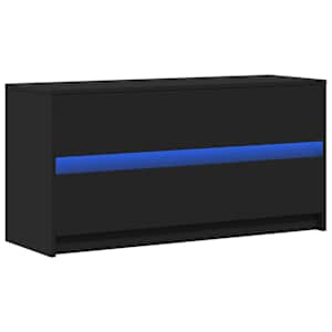 TV skříňka s LED černá 100 x 34 x 50 cm kompozitní dřevo - obrázek 3