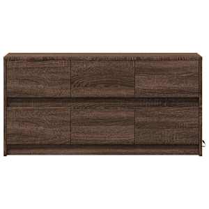 TV skříňka s LED hnědý dub 100 x 34 x 50 cm kompozitní dřevo - obrázek 6