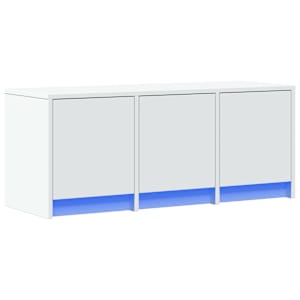 TV skříňka s LED bílá 97 x 34 x 40 cm kompozitní dřevo - obrázek 3