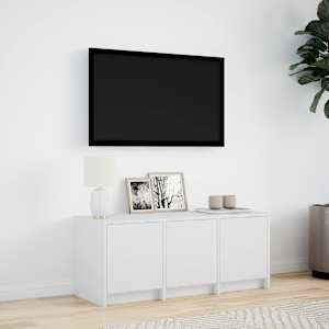 TV skříňka s LED bílá 97 x 34 x 40 cm kompozitní dřevo - obrázek 4