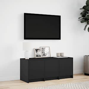 TV skříňka s LED černá 97 x 34 x 40 cm kompozitní dřevo - obrázek 4