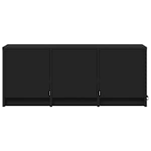 TV skříňka s LED černá 97 x 34 x 40 cm kompozitní dřevo - obrázek 6