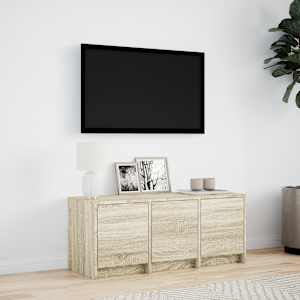 TV skříňka s LED dub sonoma 97 x 34 x 40 cm kompozitní dřevo - obrázek 4