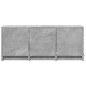 TV skříňka s LED betonově šedá 97 x 34 x 40 cm kompozitní dřevo - obrázek 6
