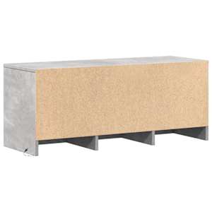TV skříňka s LED betonově šedá 97 x 34 x 40 cm kompozitní dřevo - obrázek 8