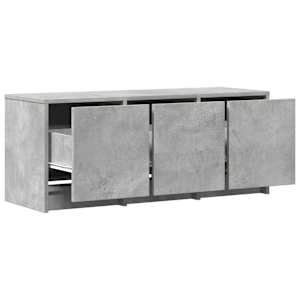 TV skříňka s LED betonově šedá 97 x 34 x 40 cm kompozitní dřevo - obrázek 9