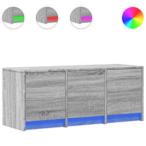 TV skříňka s LED šedá sonoma 97 x 34 x 40 cm kompozitní dřevo - obrázek 2