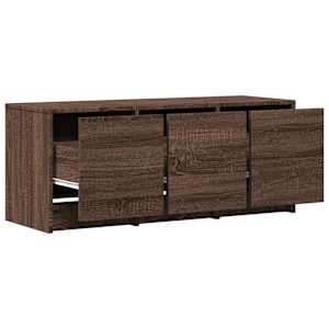 TV skříňka s LED hnědý dub 97 x 34 x 40 cm kompozitní dřevo - obrázek 9
