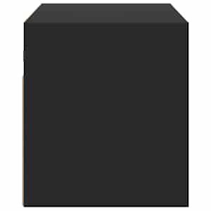 Nástěnná TV skříňka s LED osvětlením černá 80 x 31 x 35 cm - obrázek 7