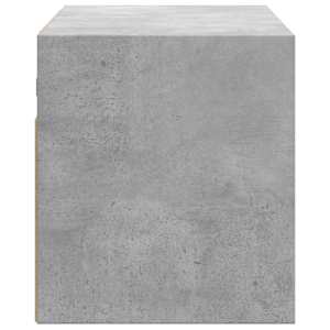 Nástěnná TV skříňka s LED osvětlením betonově šedá 80x31x35 cm - obrázek 7