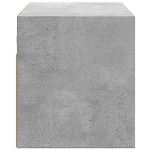 Nástěnná TV skříňka s LED osvětlením betonově šedá 100x31x35 cm - obrázek 7