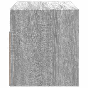 Nástěnná TV skříňka s LED osvětlením šedá sonoma 100x31x35 cm - obrázek 7